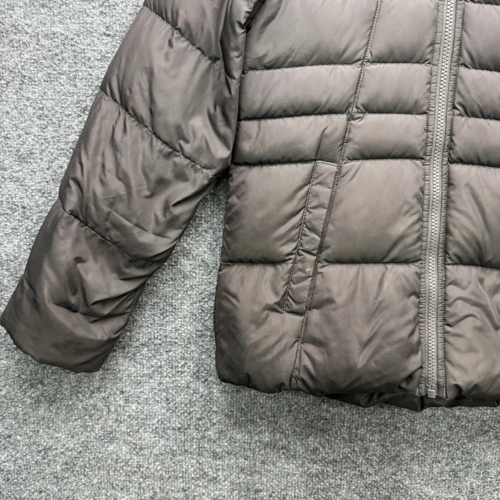 The North Face‎ Puffer Jacket Girls Size M 10/12 Gray Fleece Lined Outdoor